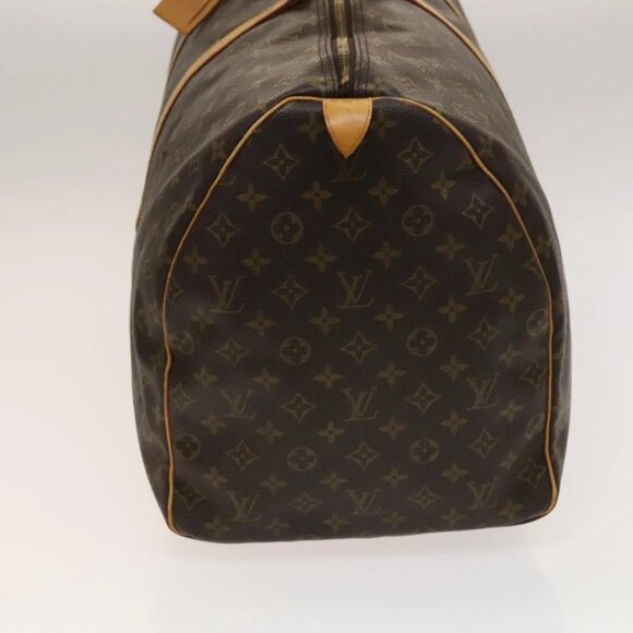 LOUIS VUITTON Monogram Keepall 60 Boston Bag M41422 LV Auth 139174 - Picture 6 of 16